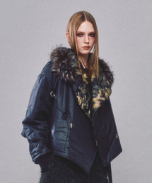 SOMSOC（ソムソック）の「HIGHNECK HARNESS PUFFER JACKET_BLACK（ダウンジャケット/コート）」