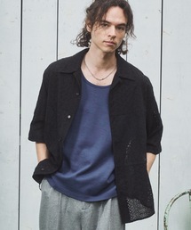 Casper John（キャスパージョン）の「Triple docking lace shirts/トリプルドッキングレースシャツ（シャツ/ブラウス）」