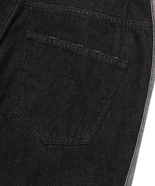 NICE GHOST CLUB(ナイスゴーストクラブ)の「SIDE PANEL BOOTSCUT JEANS_BLACK(NG2FSUD102A)(デニムパンツ・レディース・ブラック・S/M/L)」の6枚目の写真