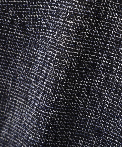 human woman（ヒューマンウーマン）の「◆リングツィードノーカラーブルゾン（ブルゾン・レディース・ネイビー/グレー・MEDIUM）」の19枚目の写真