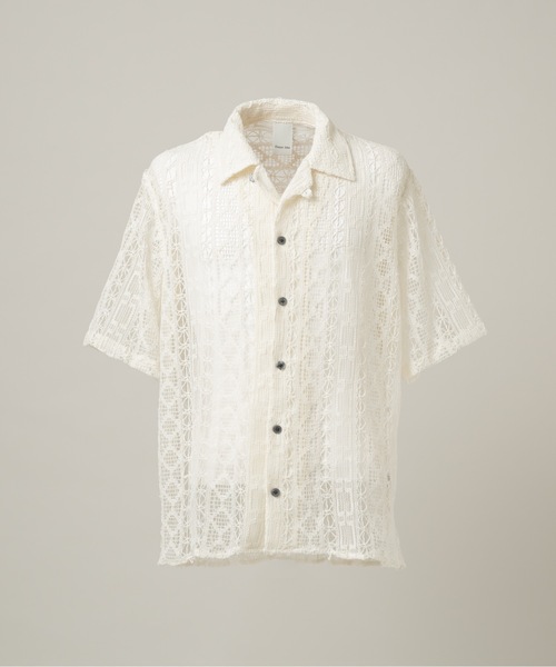 CASPER JOHN(キャスパージョン)の「Folklore lace shirts/フォークロアレースシャツ(シャツ/ブラウス・メンズ・ブラック/アイボリー・LARGE/MEDIUM/SMALL/X-SMALL)」の16枚目の写真