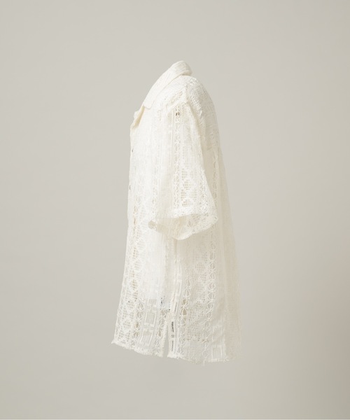 CASPER JOHN(キャスパージョン)の「Folklore lace shirts/フォークロアレースシャツ(シャツ/ブラウス・メンズ・ブラック/アイボリー・LARGE/MEDIUM/SMALL/X-SMALL)」の17枚目の写真