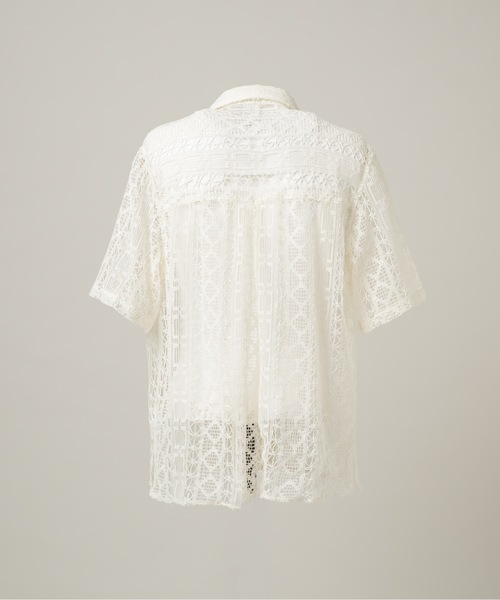 CASPER JOHN(キャスパージョン)の「Folklore lace shirts/フォークロアレースシャツ(シャツ/ブラウス・メンズ・ブラック/アイボリー・LARGE/MEDIUM/SMALL/X-SMALL)」の18枚目の写真