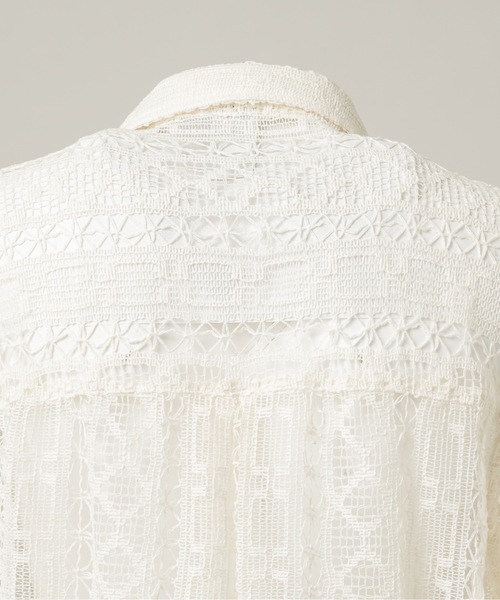 CASPER JOHN(キャスパージョン)の「Folklore lace shirts/フォークロアレースシャツ(シャツ/ブラウス・メンズ・ブラック/アイボリー・LARGE/MEDIUM/SMALL/X-SMALL)」の19枚目の写真
