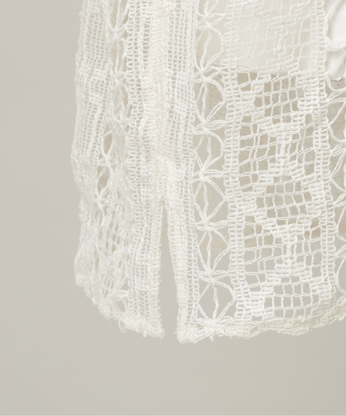 CASPER JOHN(キャスパージョン)の「Folklore lace shirts/フォークロアレースシャツ(シャツ/ブラウス・メンズ・ブラック/アイボリー・LARGE/MEDIUM/SMALL/X-SMALL)」の21枚目の写真