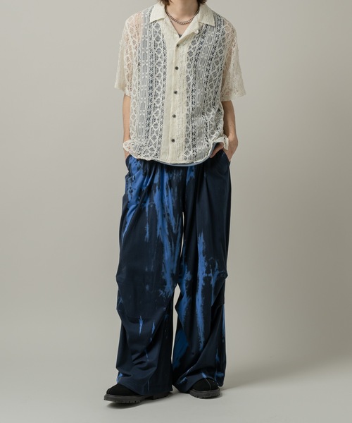 CASPER JOHN(キャスパージョン)の「Folklore lace shirts/フォークロアレースシャツ(シャツ/ブラウス・メンズ・ブラック/アイボリー・LARGE/MEDIUM/SMALL/X-SMALL)」の12枚目の写真