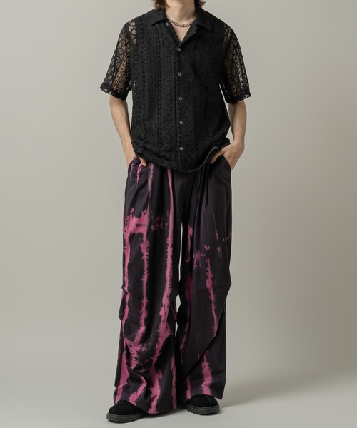 CASPER JOHN(キャスパージョン)の「Folklore lace shirts/フォークロアレースシャツ(シャツ/ブラウス・メンズ・ブラック/アイボリー・LARGE/MEDIUM/SMALL/X-SMALL)」の15枚目の写真