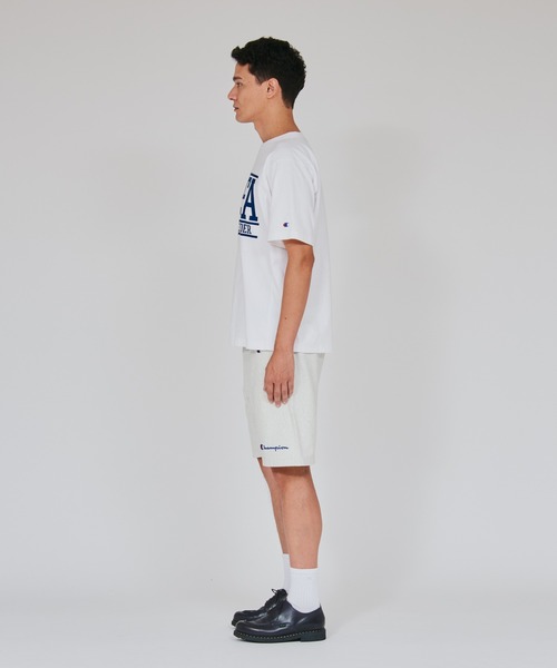 Champion(チャンピオン)の「【Champion/チャンピオン】メンズ リバースウィーブ(R) ショートスリーブTシャツ(Tシャツ/カットソー・メンズ・ブラック/ネイビー/グレー系その他2/ホワイト×ネイビー/グレー系その他7/ホワイト×イエロー・X-LARGE/LARGE/MEDIUM)」の11枚目の写真