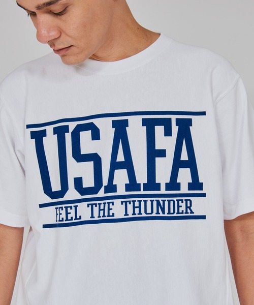 Champion(チャンピオン)の「【Champion/チャンピオン】メンズ リバースウィーブ(R) ショートスリーブTシャツ(Tシャツ/カットソー・メンズ・ブラック/ネイビー/グレー系その他2/ホワイト×ネイビー/グレー系その他7/ホワイト×イエロー・X-LARGE/LARGE/MEDIUM)」の7枚目の写真