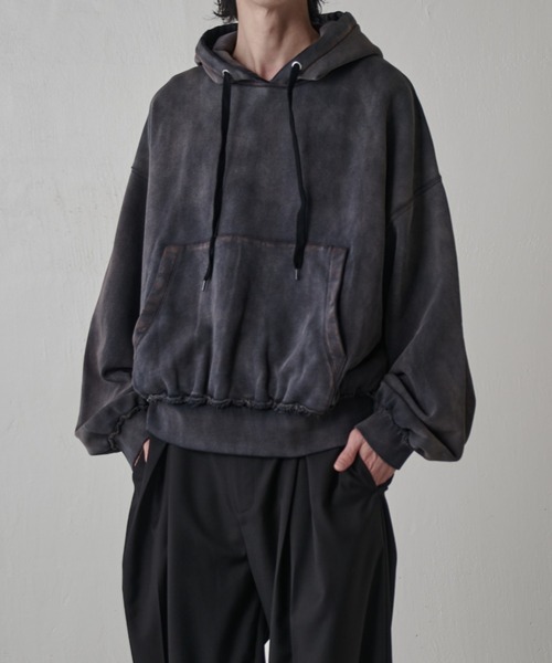 Lui's(ルイス)の「GOATボリュームパーカー(パーカー・メンズ・グレー/ブラック・S/M)」の1枚目の写真