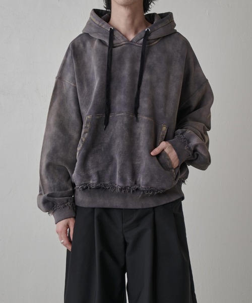 Lui's(ルイス)の「GOATボリュームパーカー(パーカー・メンズ・グレー/ブラック・S/M)」の8枚目の写真