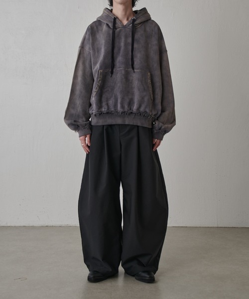 Lui's(ルイス)の「GOATボリュームパーカー(パーカー・メンズ・グレー/ブラック・S/M)」の12枚目の写真