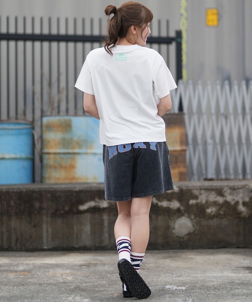 ROXY（ロキシー）の「ROXY/ロキシー ROXY ウィメンズ ショーツ 別注 WAVE CLUB SHORTS RPT261649M（その他パンツ・レディース・ブラック/ホワイト/オレンジ・L/M）」の8枚目の写真