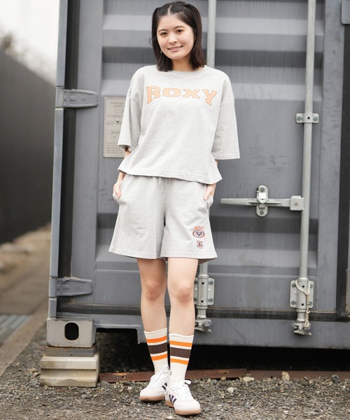 ROXY（ロキシー）の「ROXY/ロキシー ROXY ウィメンズ ショーツ 別注 WAVE CLUB SHORTS RPT261649M（その他パンツ・レディース・ブラック/ホワイト/オレンジ・L/M）」の4枚目の写真