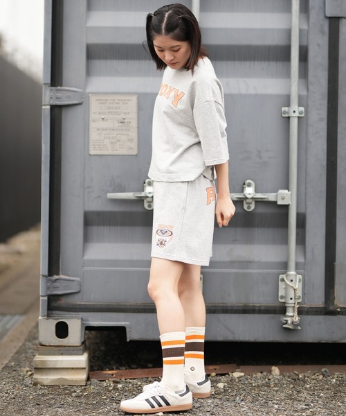 ROXY（ロキシー）の「ROXY/ロキシー ROXY ウィメンズ ショーツ 別注 WAVE CLUB SHORTS RPT261649M（その他パンツ・レディース・ブラック/ホワイト/オレンジ・L/M）」の6枚目の写真