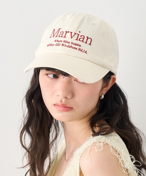 NOGLE(ノグル)の「【NOGLE/ノグル】Marvian刺繍ロゴキャップ(キャップ・レディース・ブルー/アイボリー/ネイビー/ブラウン・FREE)」の2枚目の写真