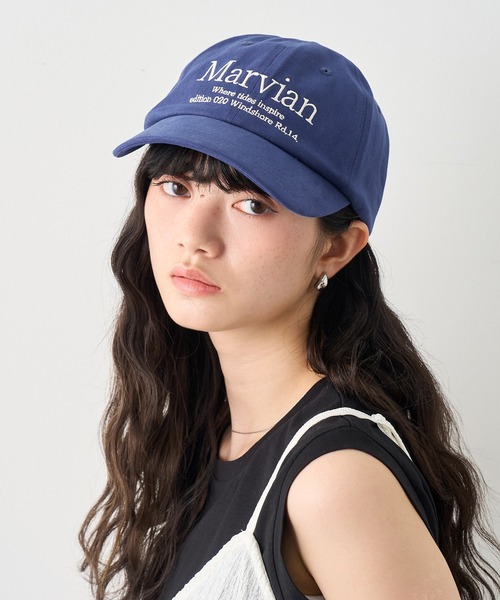 NOGLE(ノグル)の「【NOGLE/ノグル】Marvian刺繍ロゴキャップ(キャップ・レディース・ブルー/アイボリー/ネイビー/ブラウン・FREE)」の5枚目の写真