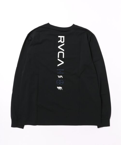 RVCA（ルーカ）の「【RVCA/ルーカ】 ESCAPE SFLT　水陸両用　UVケア　長袖　ラッシュガード・サーフロンT(水着)（ラッシュガード・レディース・ブラック/ホワイト・MEDIUM/LARGE）」の10枚目の写真
