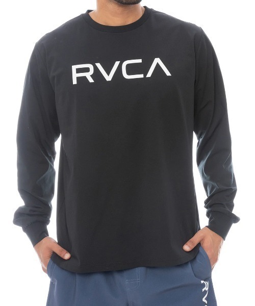 RVCA（ルーカ）の「【RVCA/ルーカ】 ESCAPE SFLT　水陸両用　UVケア　長袖　ラッシュガード・サーフロンT(水着)（ラッシュガード・レディース・ブラック/ホワイト・MEDIUM/LARGE）」の3枚目の写真