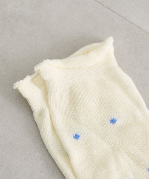 mystic（ミスティック）の「ドットハイソックス（ソックス/靴下・レディース・ブラック/オフホワイト・FREE）」の10枚目の写真