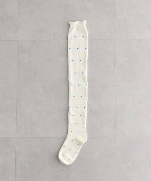 mystic（ミスティック）の「ドットハイソックス（ソックス/靴下・レディース・ブラック/オフホワイト・FREE）」の11枚目の写真
