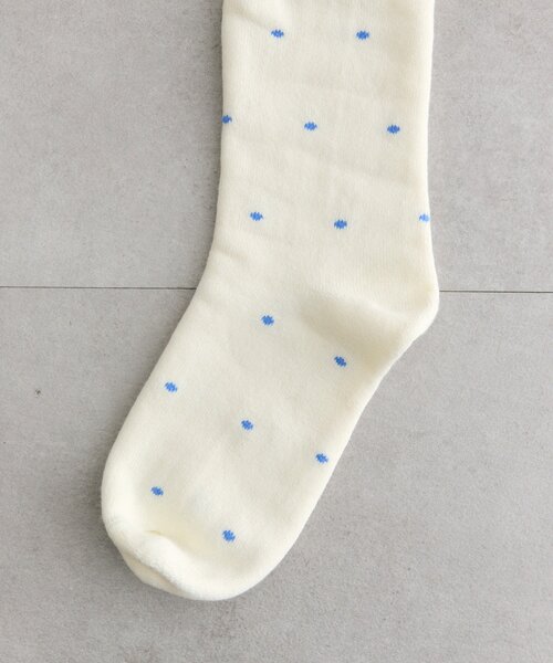 mystic（ミスティック）の「ドットハイソックス（ソックス/靴下・レディース・ブラック/オフホワイト・FREE）」の12枚目の写真