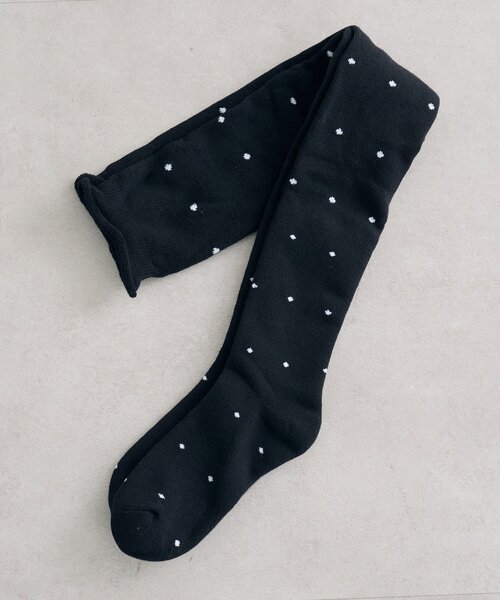 mystic（ミスティック）の「ドットハイソックス（ソックス/靴下・レディース・ブラック/オフホワイト・FREE）」の21枚目の写真