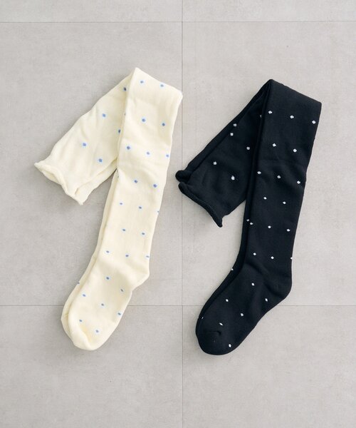 mystic（ミスティック）の「ドットハイソックス（ソックス/靴下・レディース・ブラック/オフホワイト・FREE）」の22枚目の写真