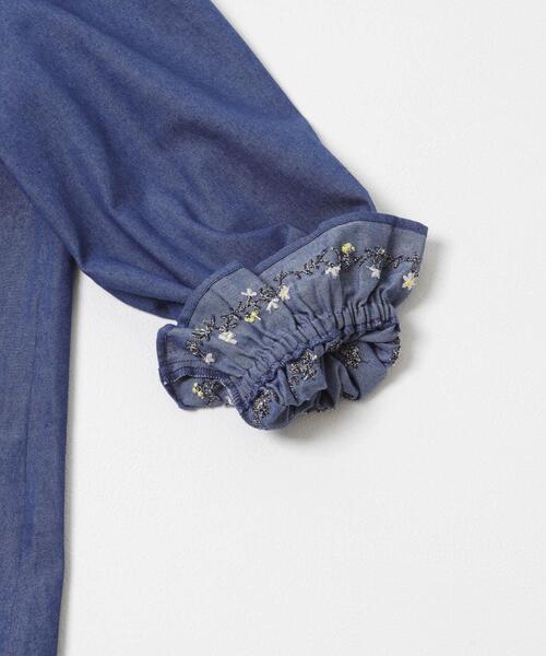 URBAN RESEARCH DOORS(アーバンリサーチドアーズ)の「『150サイズあり』フリルカラー刺繍ブラウス(KIDS)(シャツ/ブラウス・キッズ・オフホワイト/ブルー・150/135/120)」の19枚目の写真