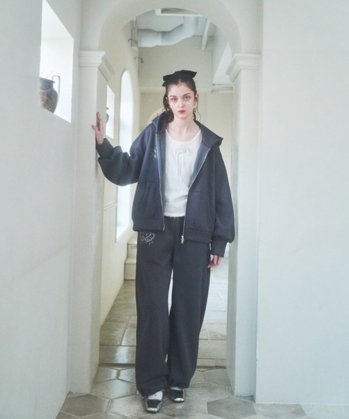 Lovilyn(ラヴィリン)の「ローズモチーフニット(ニット/セーター・レディース・ホワイト/グレー/ピンク・FREE)」の22枚目の写真