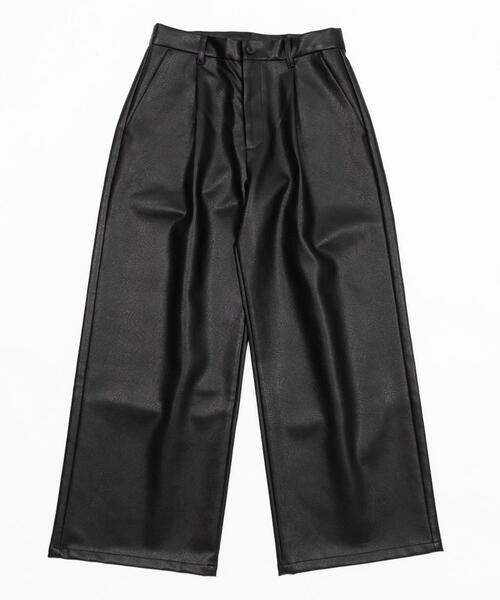 LUCY(ルーシー)の「LUCY/【26年春新作】PUタックワイドトラウザー(その他パンツ・メンズ・ブラック・LARGE/MEDIUM)」の21枚目の写真