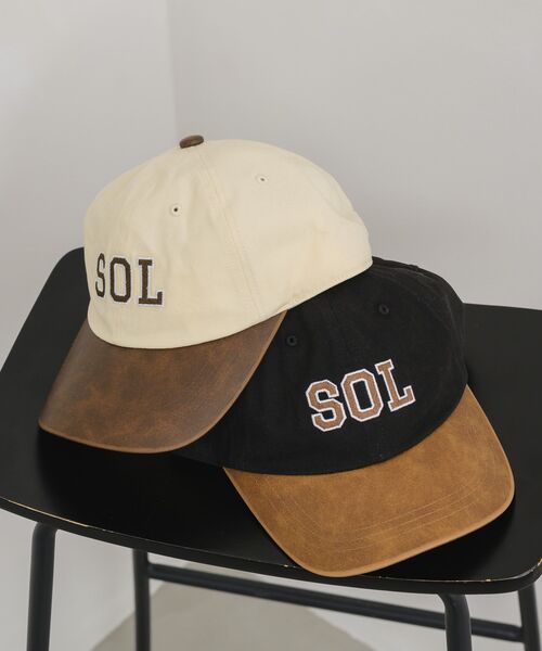 RETRO GIRL（レトロガール）の「バイカラーキャップ（キャップ・レディース・ブラック/オフホワイト・ONE SIZE）」の3枚目の写真