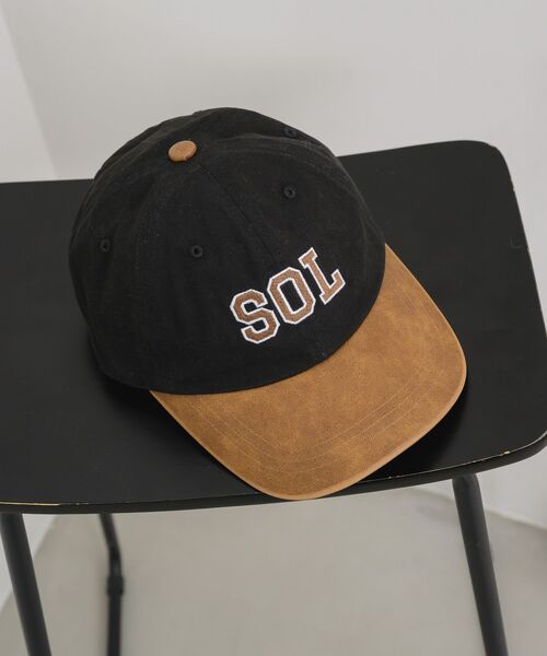 RETRO GIRL（レトロガール）の「バイカラーキャップ（キャップ・レディース・ブラック/オフホワイト・ONE SIZE）」の16枚目の写真