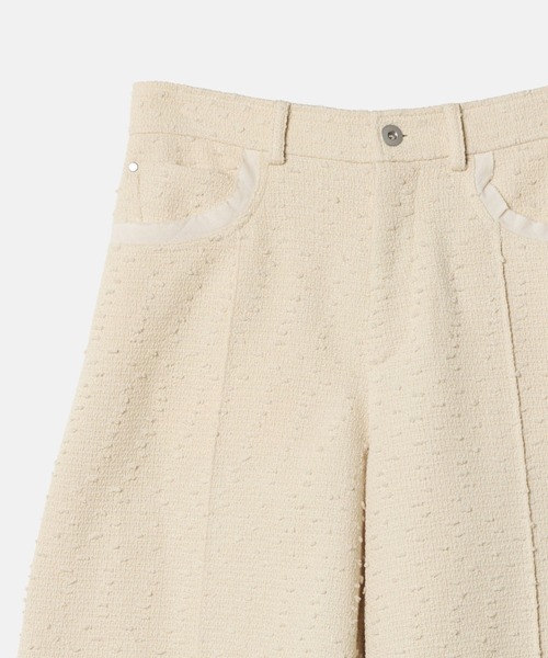 LE CIEL BLEU(ルシェルブルー)の「ツイードバミューダショーツ / Tweed Bermuda Shorts(その他パンツ・レディース・ブラック/アイボリー・34/36/38)」の9枚目の写真