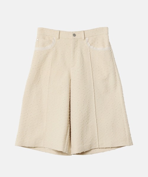 LE CIEL BLEU(ルシェルブルー)の「ツイードバミューダショーツ / Tweed Bermuda Shorts(その他パンツ・レディース・ブラック/アイボリー・34/36/38)」の8枚目の写真