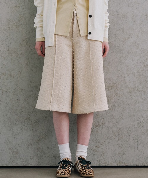 LE CIEL BLEU(ルシェルブルー)の「ツイードバミューダショーツ / Tweed Bermuda Shorts(その他パンツ・レディース・ブラック/アイボリー・34/36/38)」の6枚目の写真