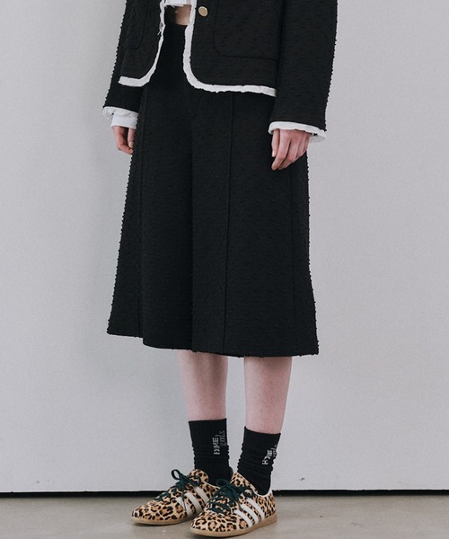 LE CIEL BLEU(ルシェルブルー)の「ツイードバミューダショーツ / Tweed Bermuda Shorts(その他パンツ・レディース・ブラック/アイボリー・34/36/38)」の12枚目の写真