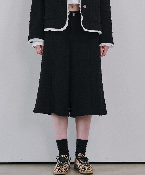LE CIEL BLEU(ルシェルブルー)の「ツイードバミューダショーツ / Tweed Bermuda Shorts(その他パンツ・レディース・ブラック/アイボリー・34/36/38)」の14枚目の写真