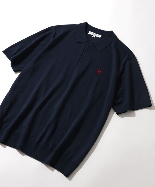 U.S. POLO ASSN.(ユーエスポロアッスン)の「【U.S. POLO ASSN./ユーエスポロアッスン】接触冷感 ワンポイントロゴ刺繍 半袖ニットポロシャツ(ポロシャツ・メンズ・オフホワイト/ブラック/ネイビー・LL/M/L)」の15枚目の写真