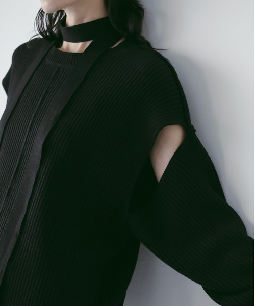 Slit Rib Knit（ニット/セーター）｜anuke（アンヌーク）の