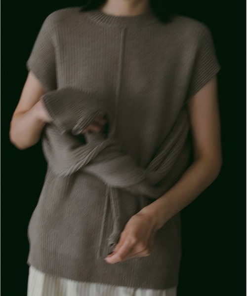 Slit Rib Knit（ニット/セーター）｜anuke（アンヌーク）の
