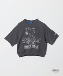 FRUIT OF THE LOOM | ＜FRUIT OF THE LOOM×PEANUTS＞スウェット 5分袖 / キッズ  110cm-130cm(Tシャツ/カットソー)