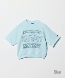 FRUIT OF THE LOOM | ＜FRUIT OF THE LOOM×PEANUTS＞スウェット 5分袖 / キッズ  110cm-130cm(Tシャツ/カットソー)