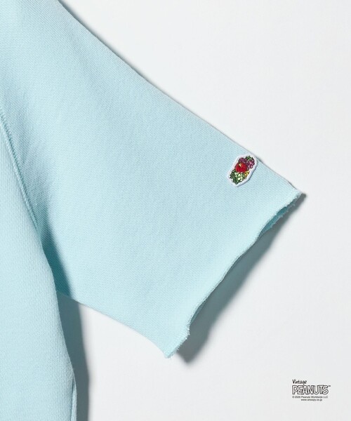 FRUIT OF THE LOOM(フルーツオブザルーム)の「<FRUIT OF THE LOOM×PEANUTS>スウェット 5分袖 / キッズ 110cm-130cm(Tシャツ/カットソー・キッズ・ダークグレー/ライトブルー/オフホワイト・110cm/120cm/130cm)」の10枚目の写真