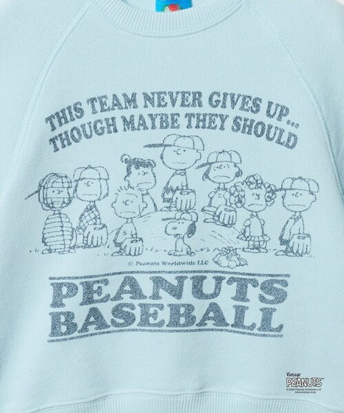FRUIT OF THE LOOM(フルーツオブザルーム)の「<FRUIT OF THE LOOM×PEANUTS>スウェット 5分袖 / キッズ 110cm-130cm(Tシャツ/カットソー・キッズ・ダークグレー/ライトブルー/オフホワイト・110cm/120cm/130cm)」の11枚目の写真