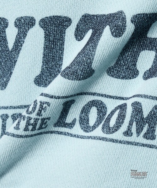 FRUIT OF THE LOOM(フルーツオブザルーム)の「<FRUIT OF THE LOOM×PEANUTS>スウェット 5分袖 / キッズ 110cm-130cm(Tシャツ/カットソー・キッズ・ダークグレー/ライトブルー/オフホワイト・110cm/120cm/130cm)」の14枚目の写真