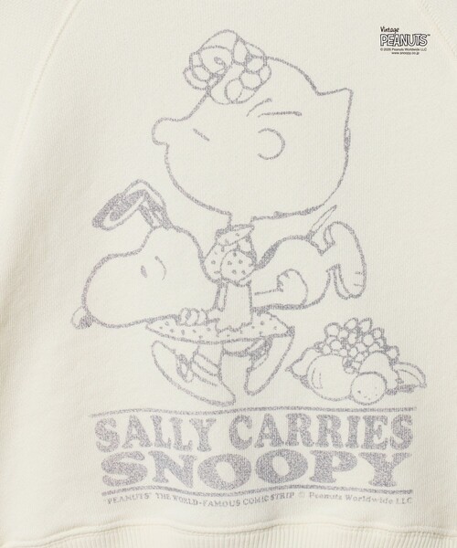FRUIT OF THE LOOM(フルーツオブザルーム)の「<FRUIT OF THE LOOM×PEANUTS>スウェット 5分袖 / キッズ 110cm-130cm(Tシャツ/カットソー・キッズ・ダークグレー/ライトブルー/オフホワイト・110cm/120cm/130cm)」の17枚目の写真