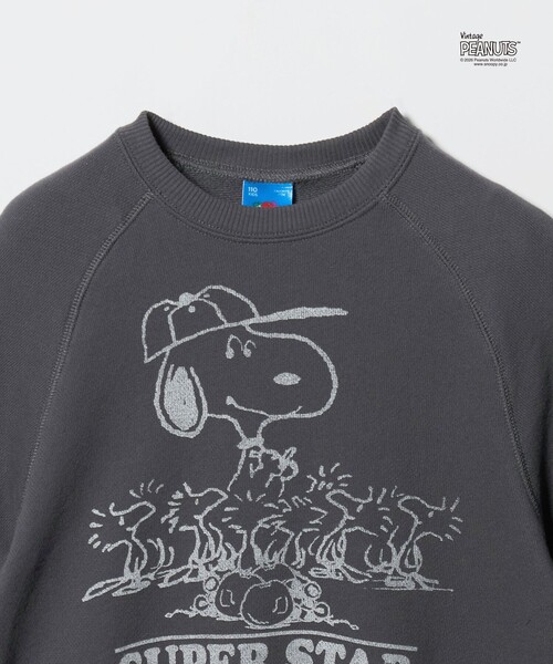 FRUIT OF THE LOOM(フルーツオブザルーム)の「<FRUIT OF THE LOOM×PEANUTS>スウェット 5分袖 / キッズ 110cm-130cm(Tシャツ/カットソー・キッズ・ダークグレー/ライトブルー/オフホワイト・110cm/120cm/130cm)」の19枚目の写真