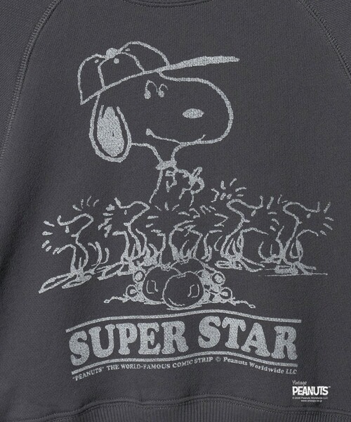 FRUIT OF THE LOOM(フルーツオブザルーム)の「<FRUIT OF THE LOOM×PEANUTS>スウェット 5分袖 / キッズ 110cm-130cm(Tシャツ/カットソー・キッズ・ダークグレー/ライトブルー/オフホワイト・110cm/120cm/130cm)」の20枚目の写真