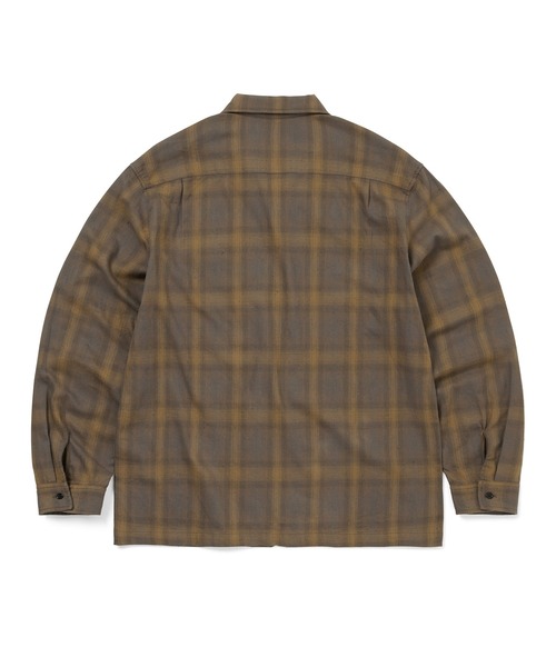 thisisneverthat(ディスイズネバーザット)の「Nep Check Zip Shirt(シャツ/ブラウス・メンズ・ブラック/バーガンディー/ブラウン・L/M/S/XL)」の7枚目の写真